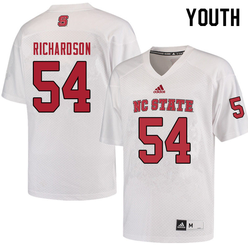 Youth #54 Will Richardson NC State Wolfpack College Football Jerseys Sale-Red